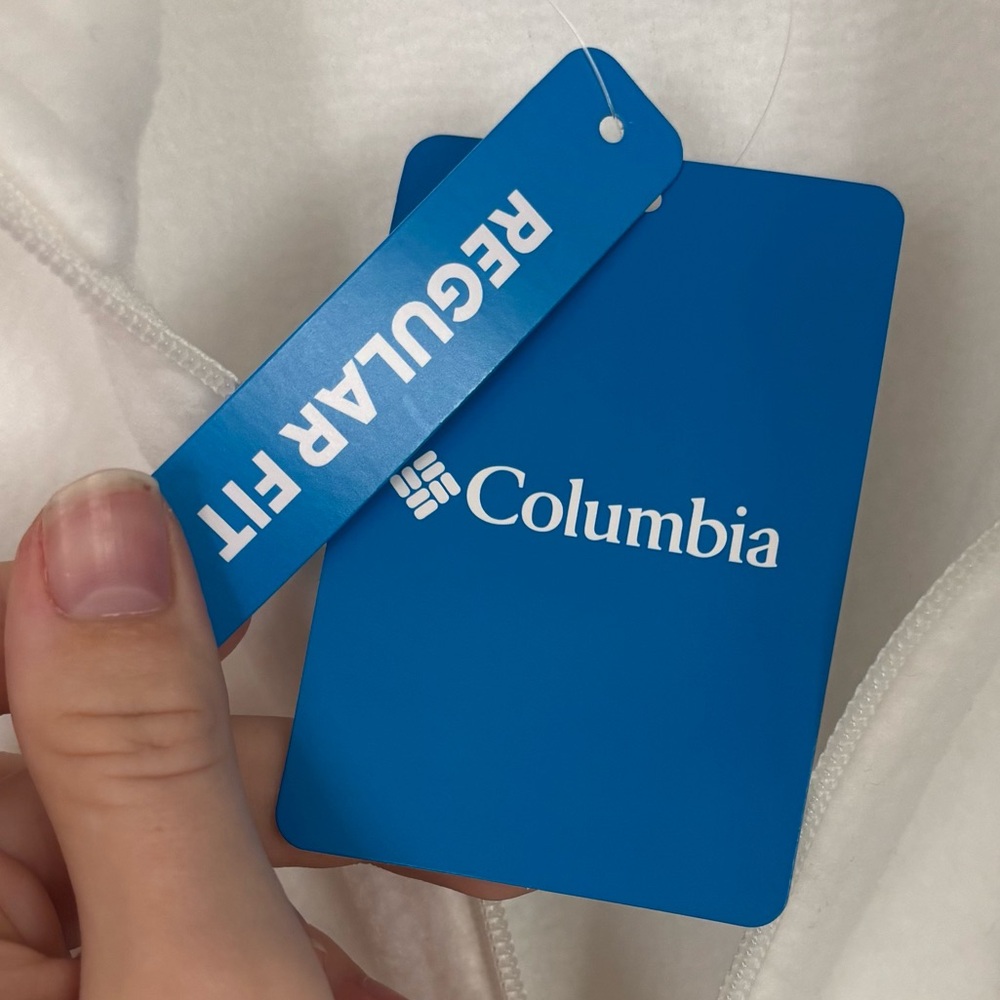 NWT Columbia Cream Full-Zip Fleece Jacket - Picture 5 of 6